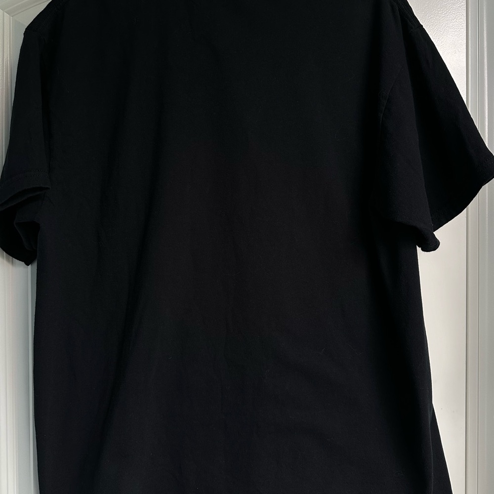 Men’s L Black Official Polaroid T-shirt With The Word “Polaroid” Written 5 Times - Picture 9 of 16